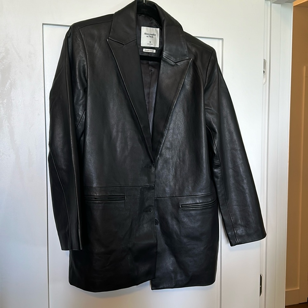 Genuine Leather Abercrombie Blazer
